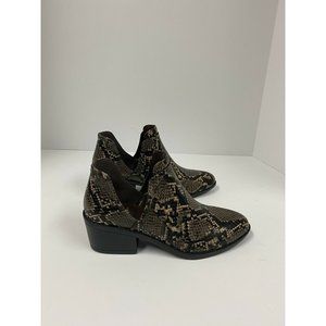 Fergalicious By Fergie Wilder Ankle Boots - Women's Size 5.5 Coffee